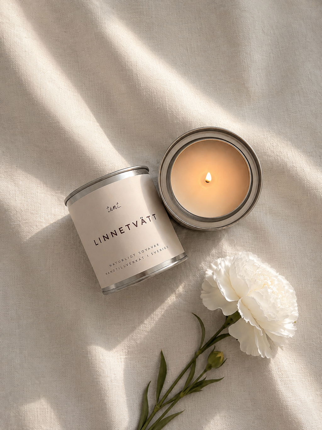 Handgjort doftljus från soyavax | Tint Atelier