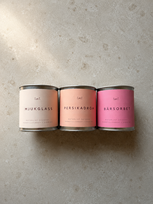Handgjort doftljus från soyavax | Tint Atelier